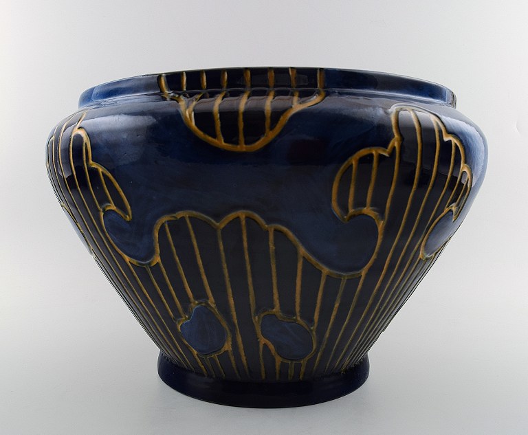 Large Danish art pottery jar, presumably Kingo.