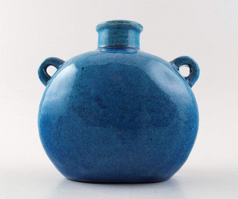 Kähler, HAK, glazed stoneware vase. Nils Kähler.