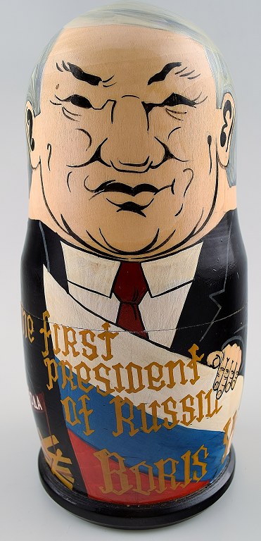 Russisk babushka, sovjetiske og russiske præsidenter fra Lenin til Jeltsin.