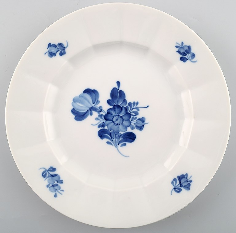14 plates. Royal Copenhagen Blue Flower Angular, Lunch Plates.Decoration number 10/8550.