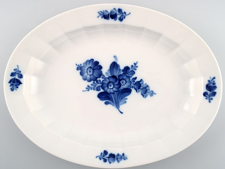 Royal Copenhagen Blue Flower Angular, platter.Decoration number 10/8538.