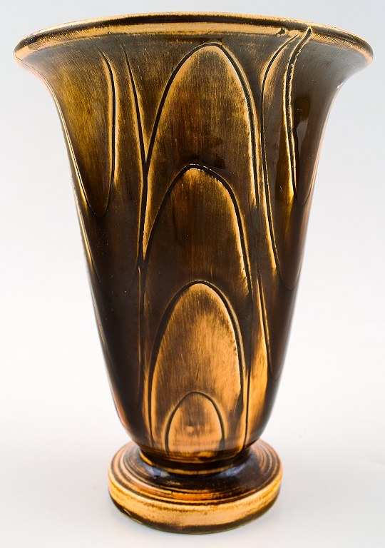 Kähler, HAK, Svend Hammershoi, glazed stoneware vase.