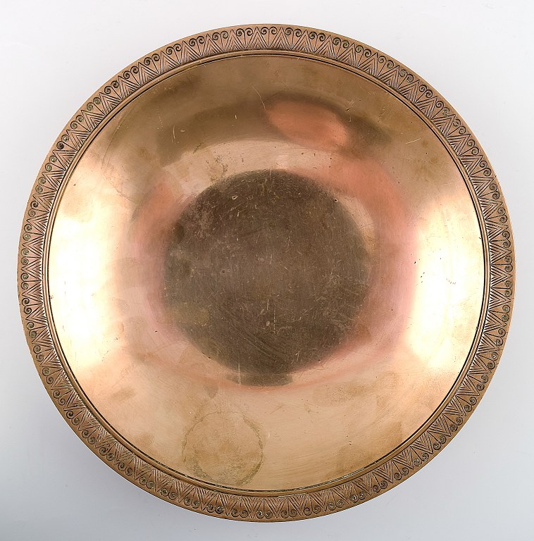 Just Andersen art deco bronze platter/bowl.