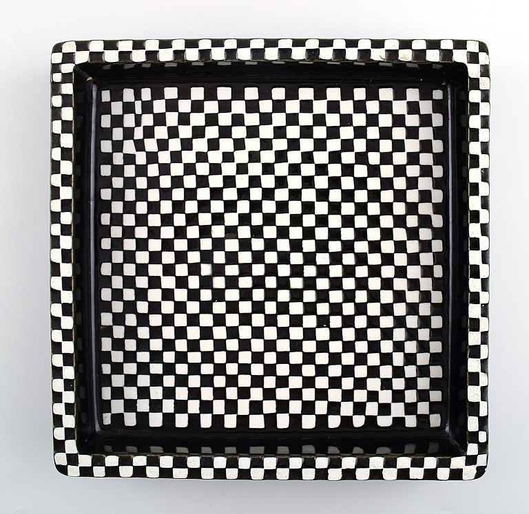 Stig Lindberg, Gustavsberg, Domino fad i keramik. 
