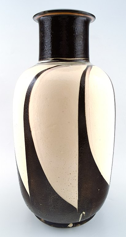 Kähler, HAK, glaseret stentøjsgulvvase. 1940´erne.                 