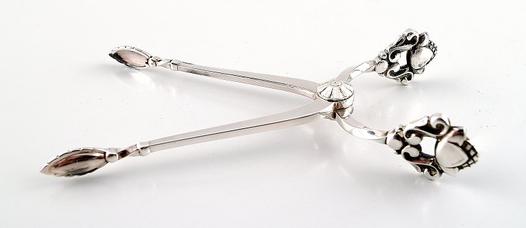 Georg Jensen konge sukkertang af sterlingsølv.