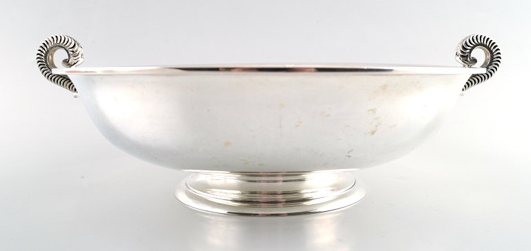 Grann and Laglye, Denmark. Art deco large silver centerpiece.