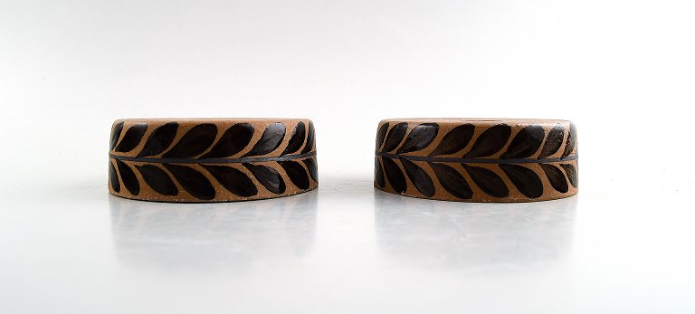 Karin Björquist for Gustavsberg, et par lysestager.   