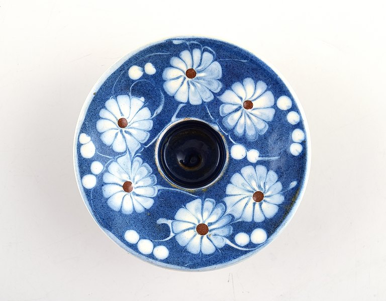 Kähler, HAK, glaseret stentøjslysestage.