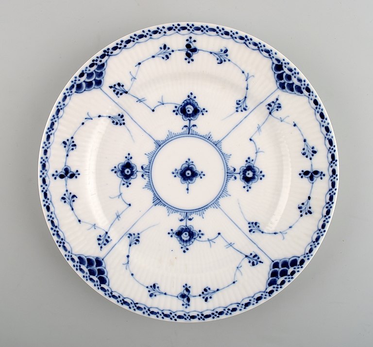 Kongelig Musselmalet halvblonde 2 Tallerkener # 578Frokosttallerkener