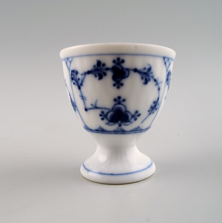 Blue Fluted Plain egg cup from Royal Copenhagen.Early stamp.Number 1/115.