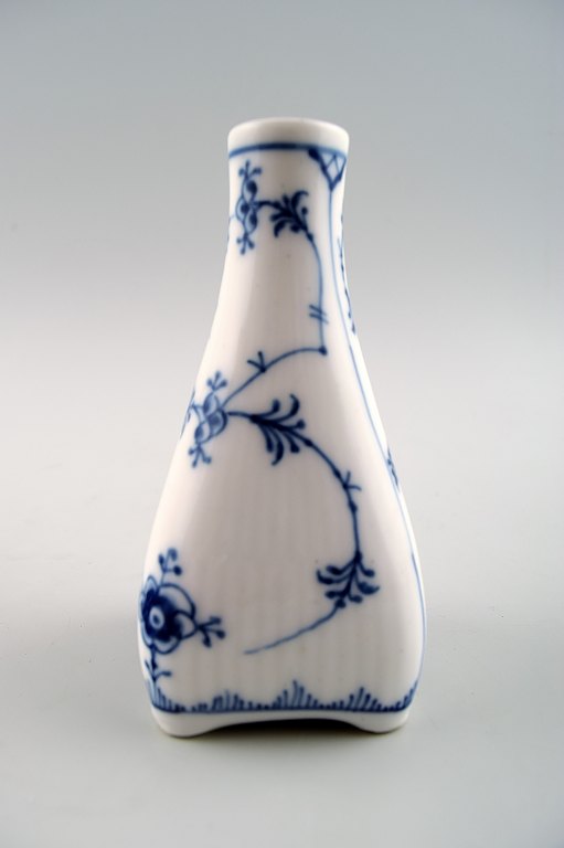 Royal Copenhagen Blue fluted vase.Produced 1898-1922.Decoration number. 1/453.