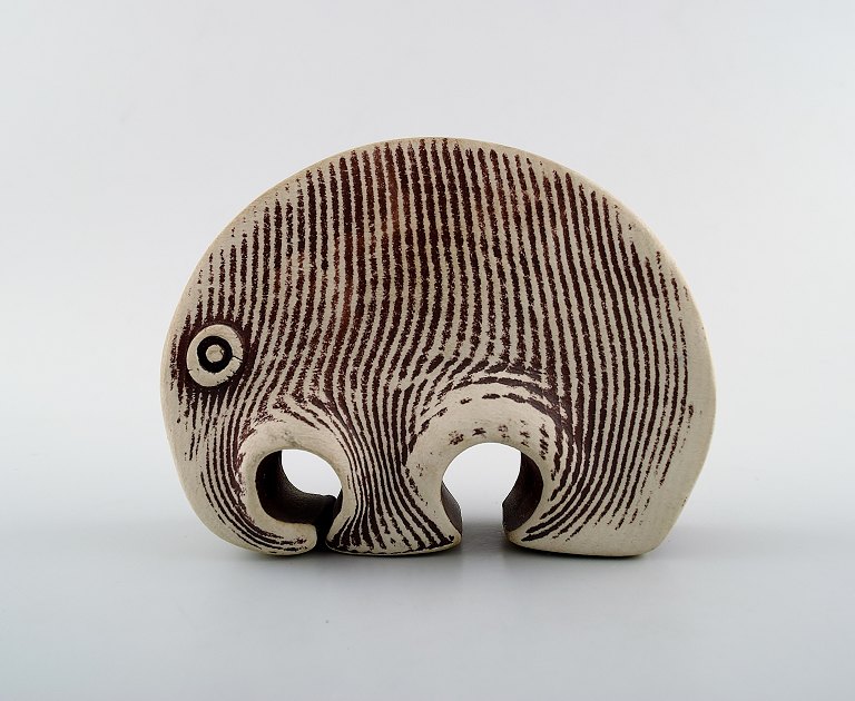 Boris Stojkov for Gustavsberg // modernist fantasy creature, Sweden 1960s // Scandinavian Modernist Art Pottery figure.