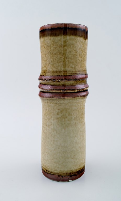 Retro vase, stoneware, Olle Alberius, Rörstrand/Rorstrand. 1970s