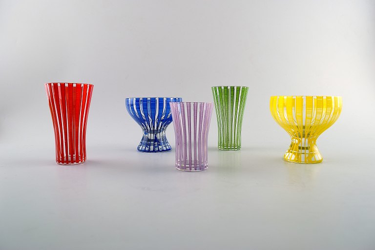 5 cocktail / vodka / lemonade glass "Strict", Bengt Orup, Johansfors.