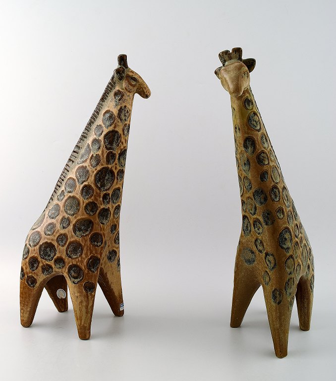 Lisa Larsson Zoo figure, 2 Giraffes.