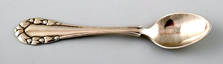 Georg Jensen Lily of the valley silver coffee spoon.