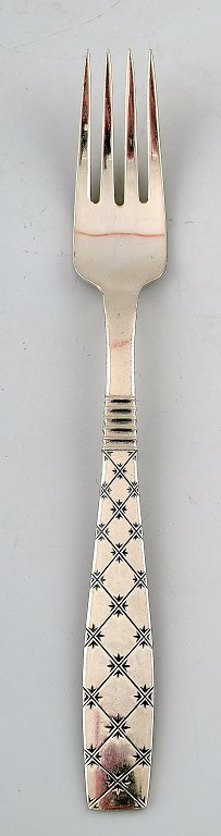 Jens Quistgaard 1919-2008. Star. Silver plated cutlery.2 dinner forks.