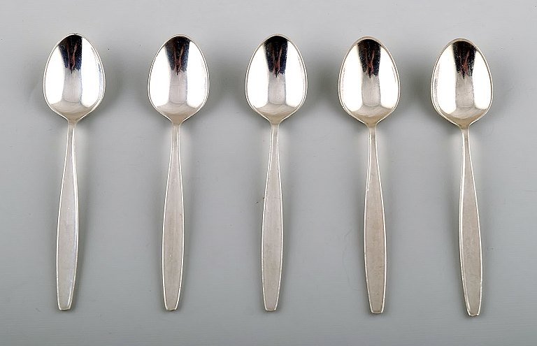 Georg Jensen Sterling Silver Cypress 10 teaspoons.