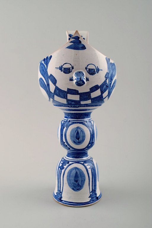Bjørn Wiinblad unik keramik lysestage/figur, kvinde. Sjælden.
