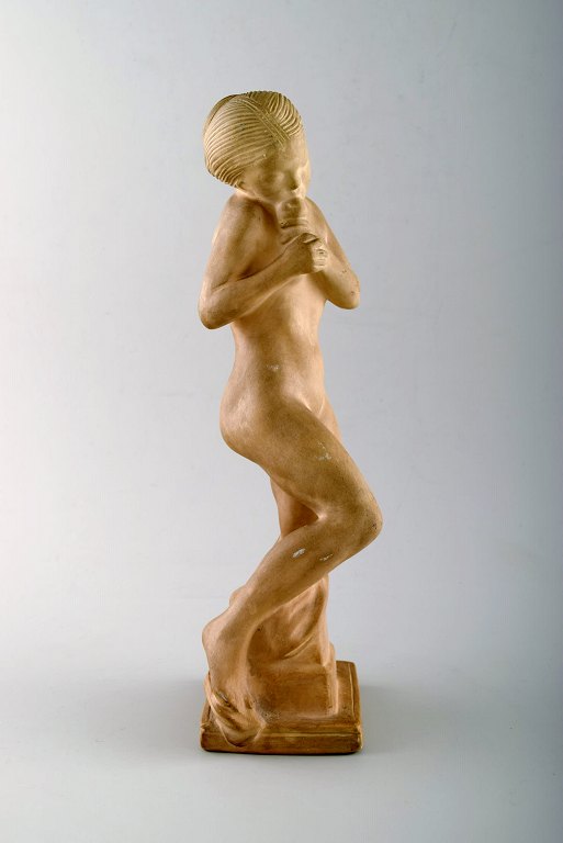 Kai Nielsen for Kähler."Eve with the apple" Figure in earthenware.