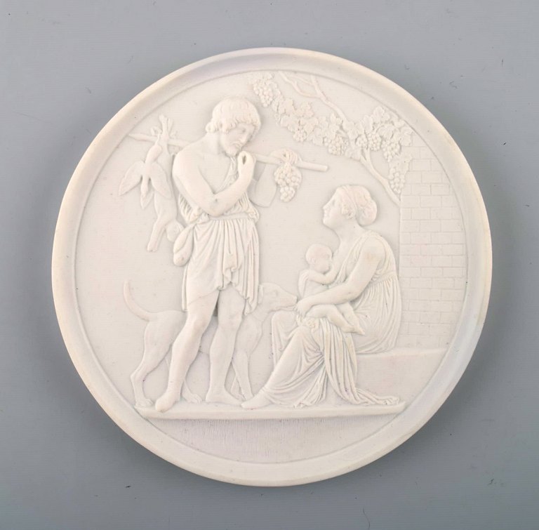 Royal Copenhagen biscuit platte efter Thorvaldsen.