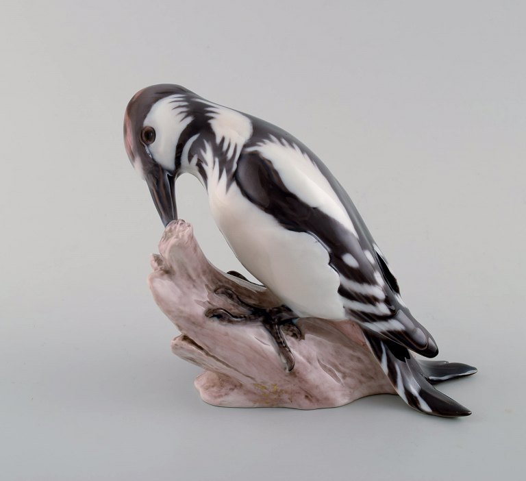Bing & Grondahl bird by Dahl Jensen. B&G number 1717 Woodpecker.