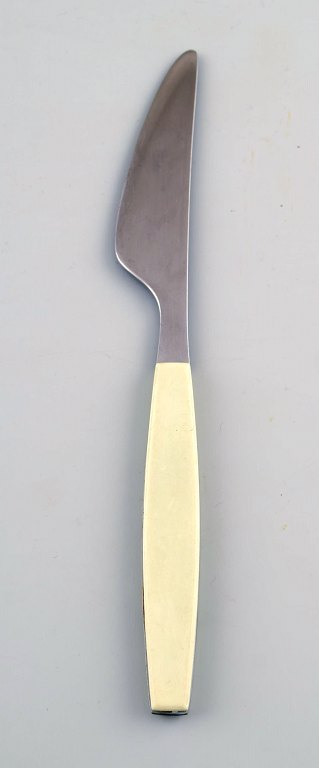 4 pcs. Dinner knife. Henning Koppel in stainless steel and white plastic cutlery.