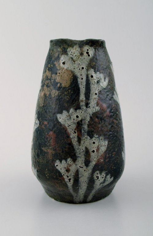 Tidlig unika Art Nouveau Vase i keramik af Gunnar Wennerberg, Gustafsberg 1905. 