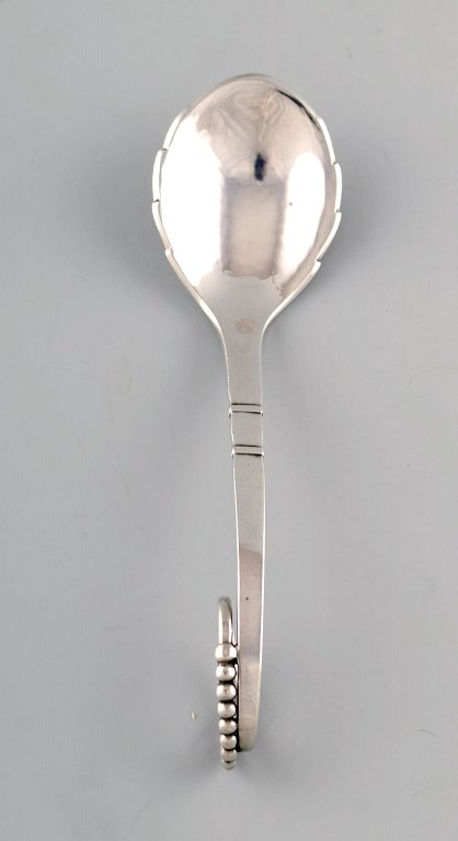 Georg Jensen Ornamental sterling silver nr. 41, marmalade spoon.