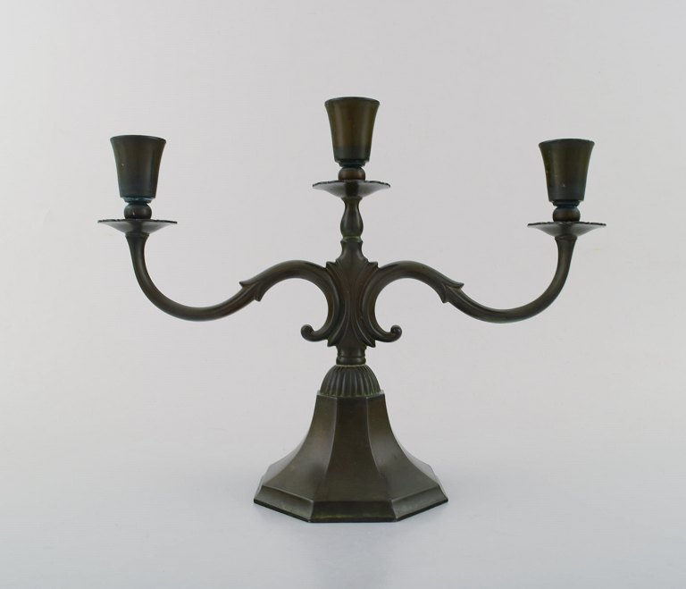 Just Andersen art deco  "disko" candlestick. 
