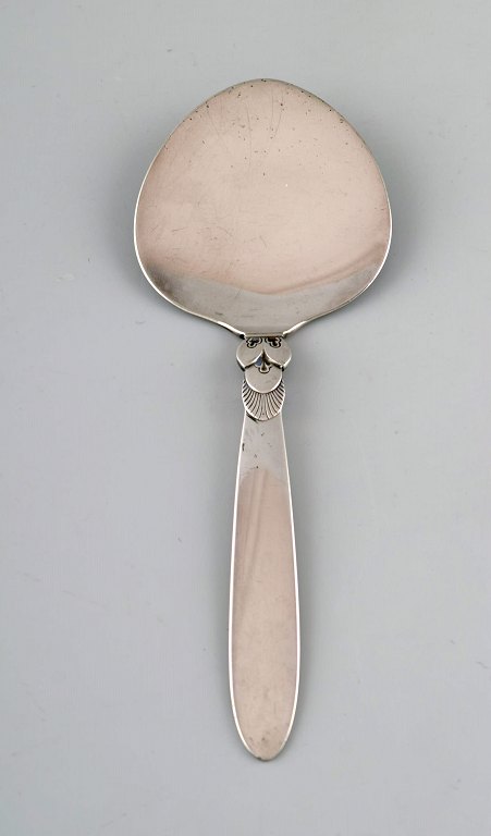 Georg Jensen Sterlingsølv Kaktus bestik. Stor  serveringsspade i helsølv.