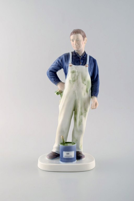 Rare Bing & Grondahl / B&G porcelain figure. Painter.
