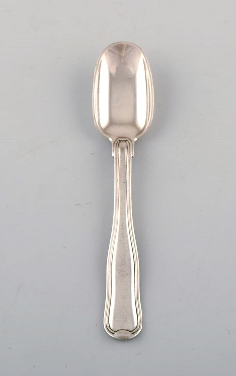 Rare Georg Jensen Old Danish coffee spoon in sterling silver. Ten pieces in stock.