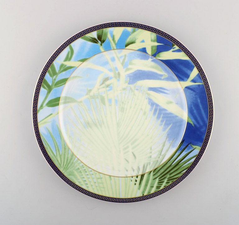 Gianni Versace for Rosenthal. "Jungle" cover plate. Six pieces in stock.