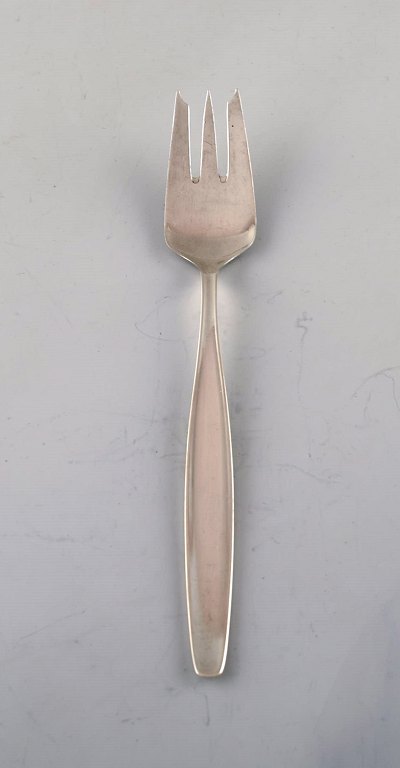 Tias Eckhoff for Georg Jensen. "Cypress" pastry fork in sterling silver.