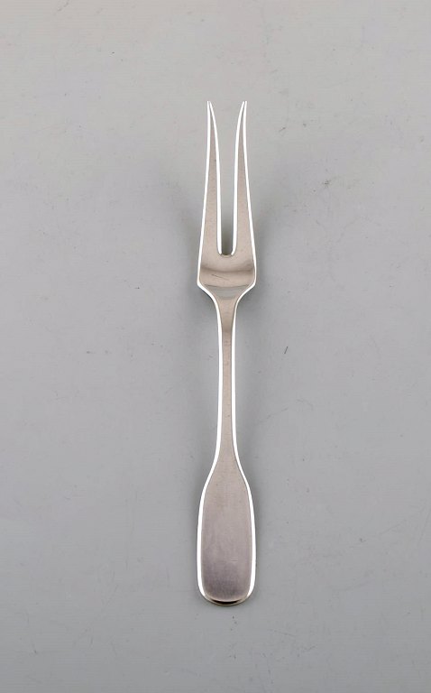 Hans Hansen silver cutlery. "Susanne" sterling silver forks. Danish design, mid 20th century.