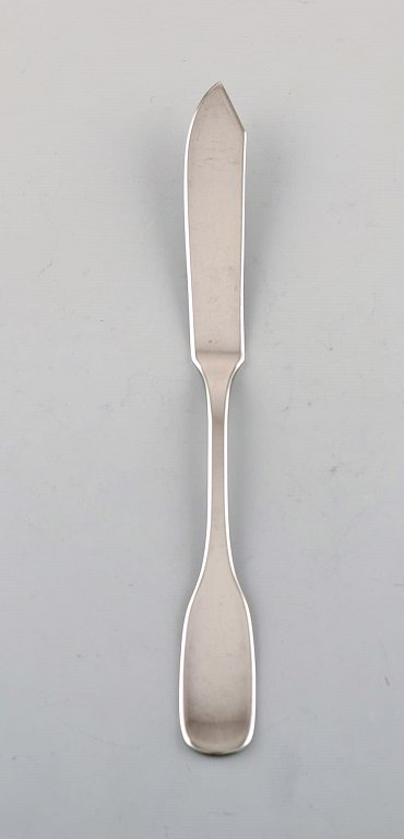 Hans Hansen sølvbestik. "Susanne" fiskekniv i sterlingsølv. Dansk design, midt 1900-tallet.