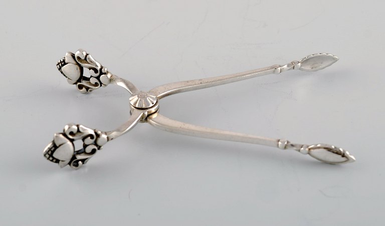 Georg Jensen Konge sukkertang i sterlingsølv.