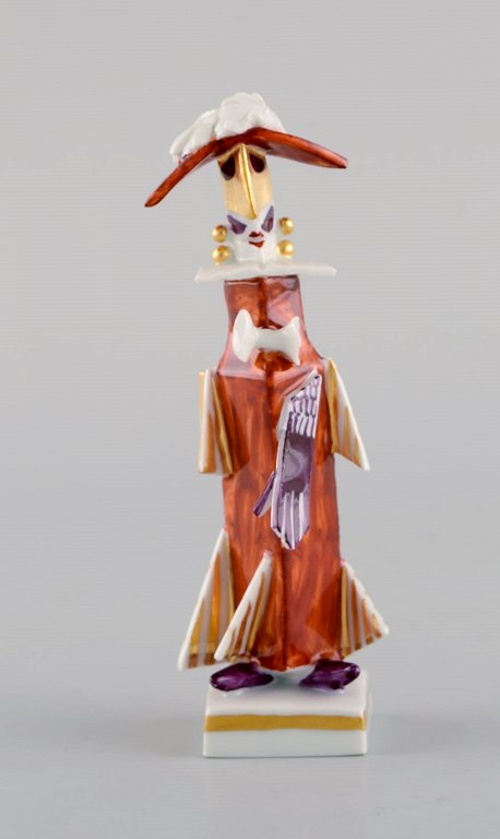 Peter Strang (f.1936) for Meissen. Figur i håndmalet porcelæn. Sent 1900-tallet.
