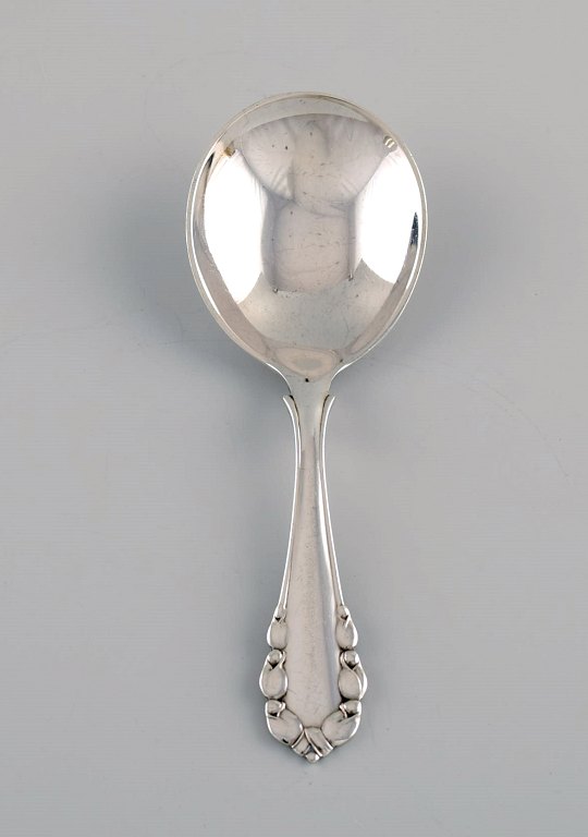 Georg Jensen Lily of the valley jam spoon in sterling silver.