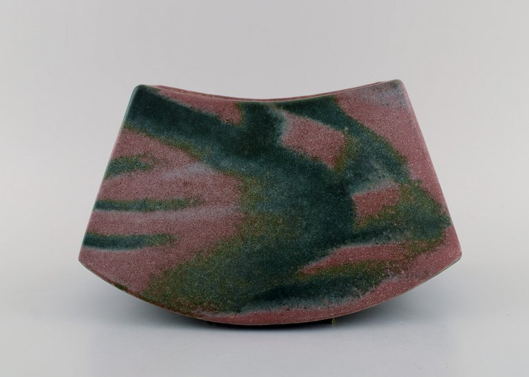 Eleonora Camstra (born 1953) Dutch ceramicist.Unique bowl in glazed ceramics. 