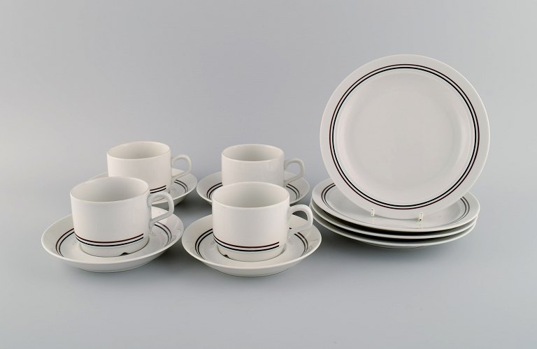 Rörstrand coffee service for four people. Swedish design, 1960s.