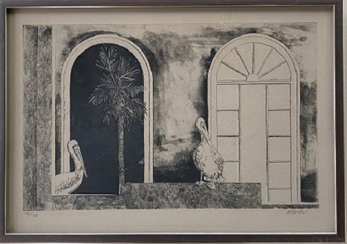 Bent HolsteinLitografi