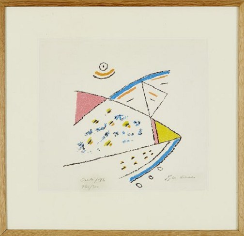 Ejler Bille LitografiSolgt.