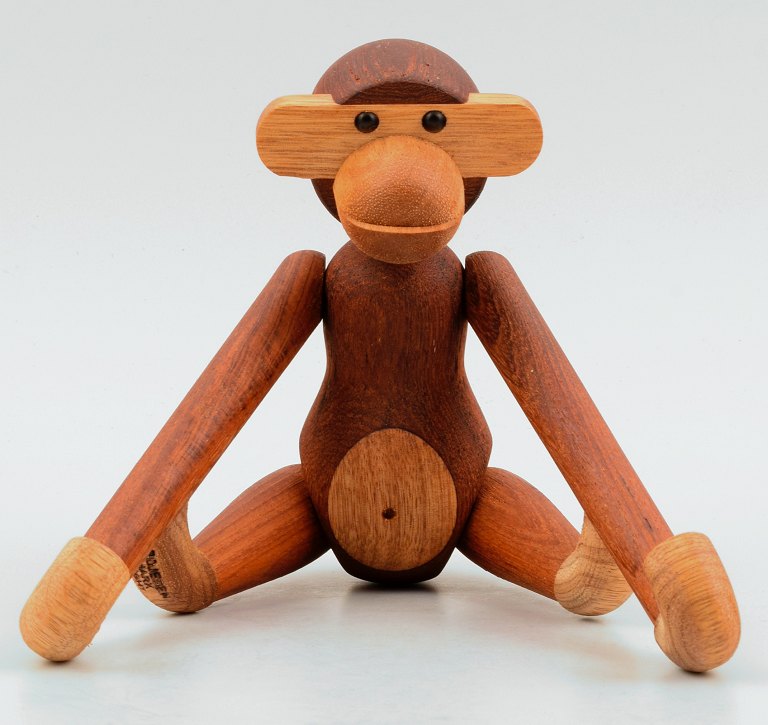 Kay Bojesen monkey was originally designed in 1951 and is made of teak and limba wood.