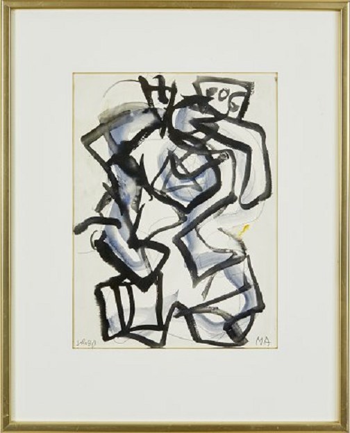 Mogens Andersen Akvarel