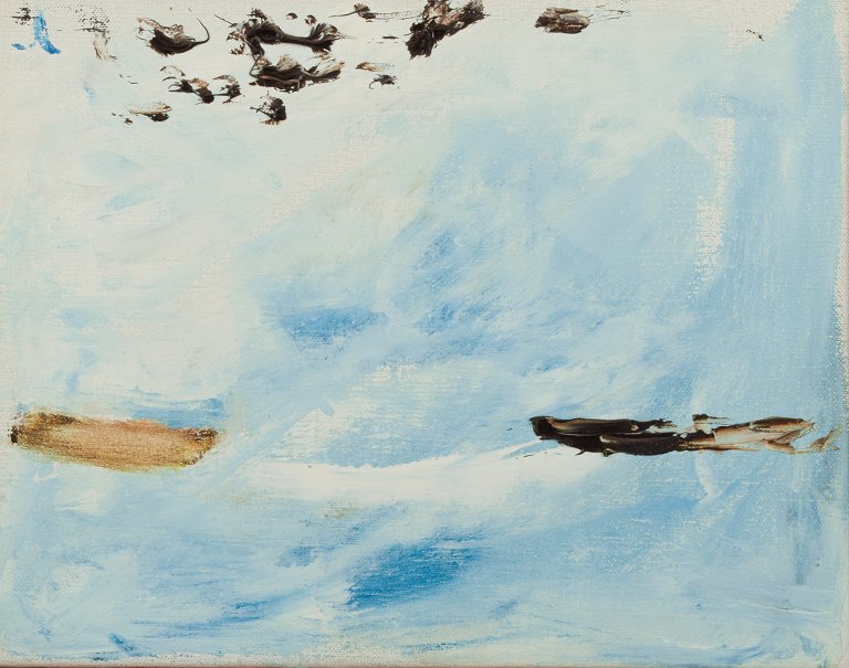 Yrsa Bergengen, svensk kunstner.Abstrakt komposition.