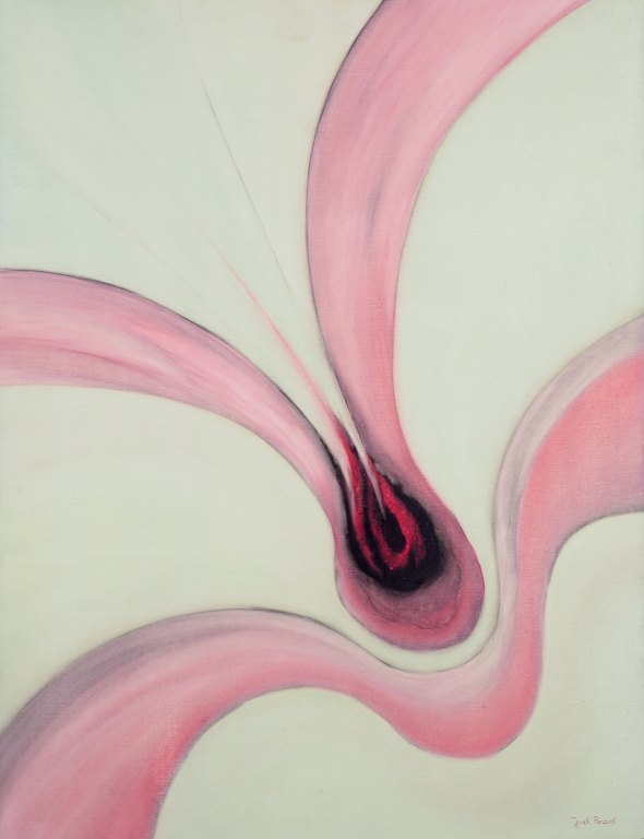 Jack Penouel, French artist.Acrylic on board.