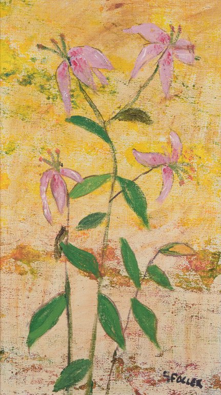 Göta Fogler, listed Swedish artist.Oil on canvas.